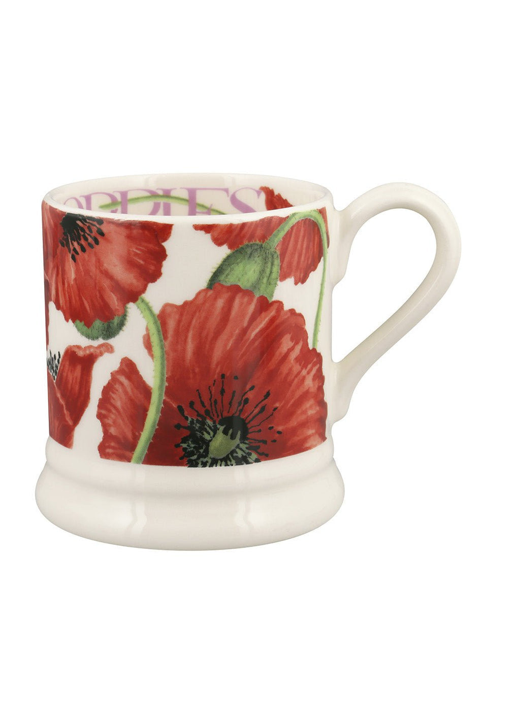 Red Poppy 1/2 Pint Mug