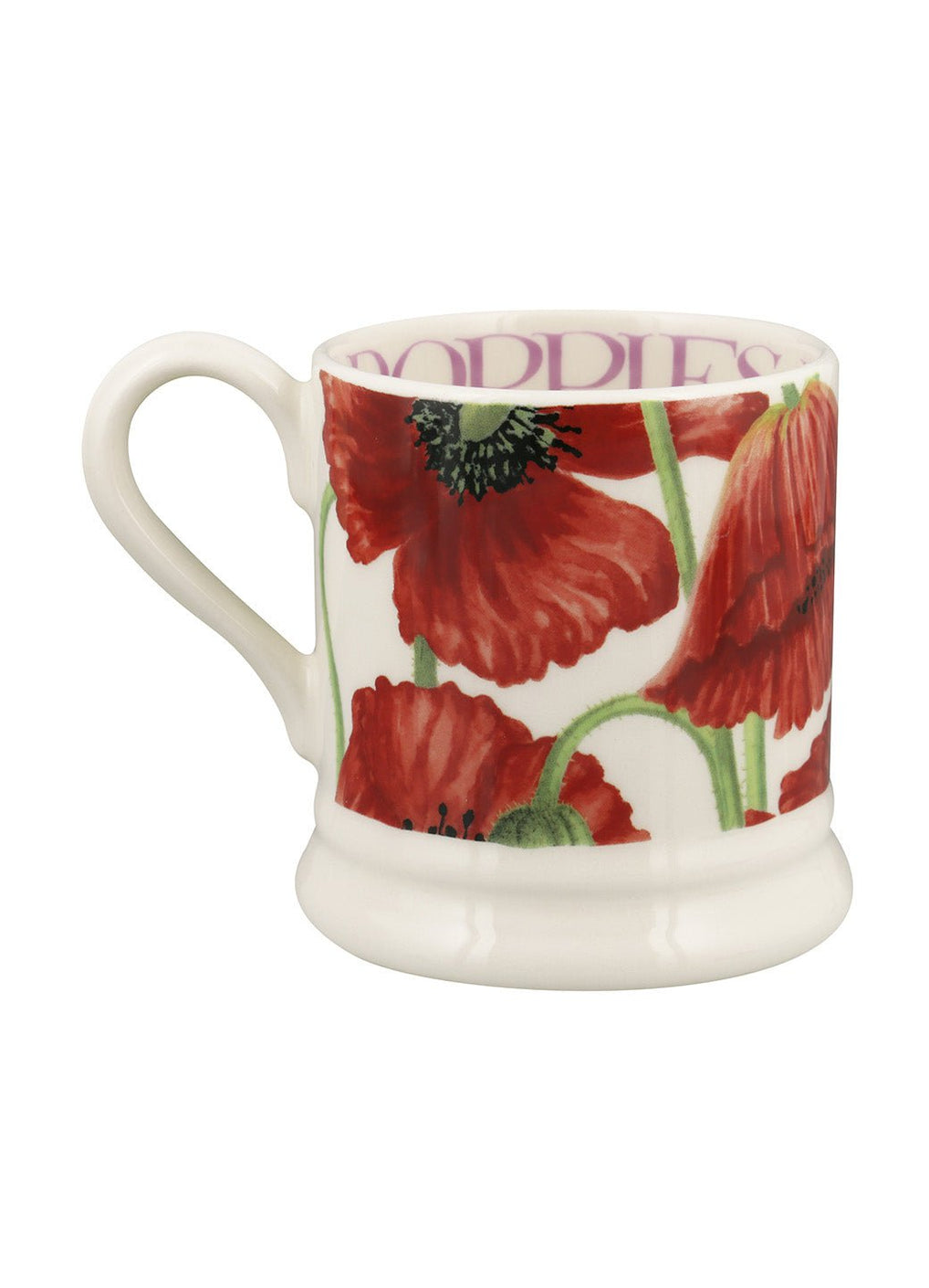 Red Poppy 1/2 Pint Mug