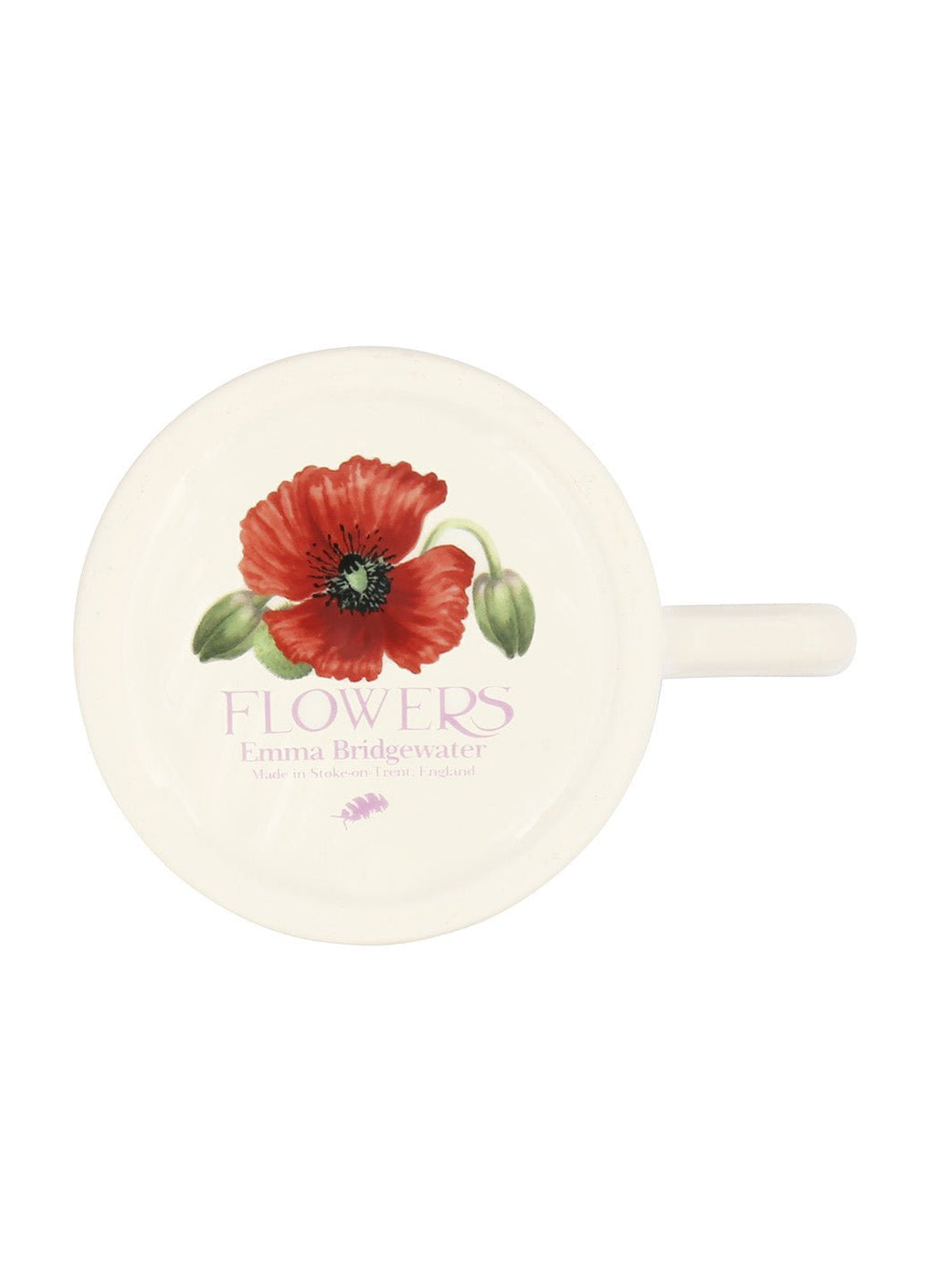 Red Poppy 1/2 Pint Mug