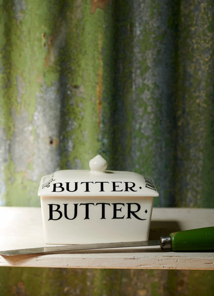 Black Toast Half a Pound Small Butter Dish