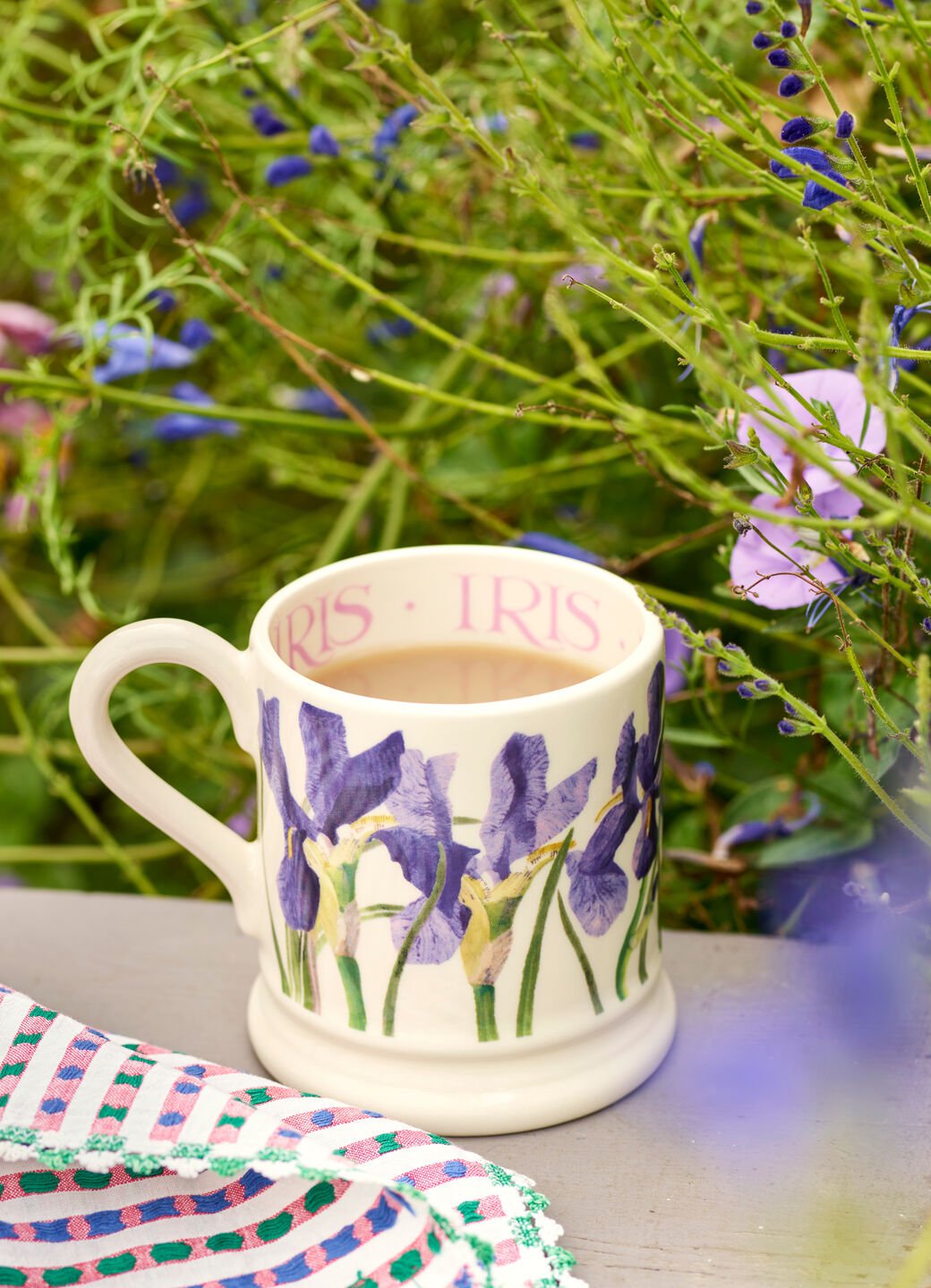 Blue Iris 1/2 Pint Mug