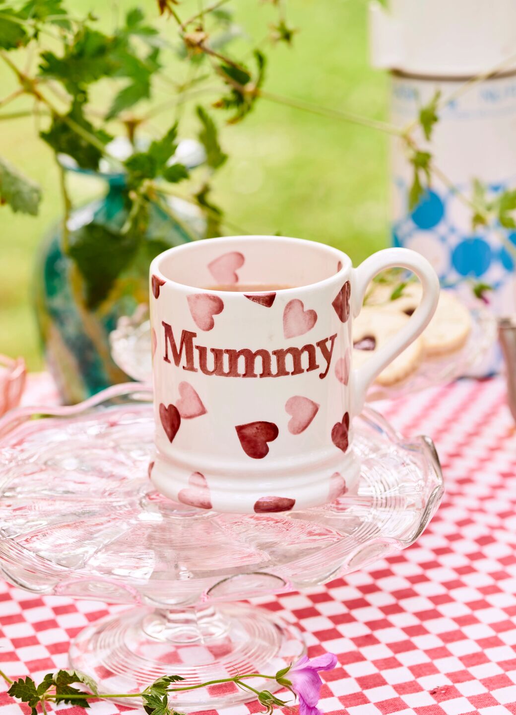 Pink Hearts Mummy 1/2 Pint Mug