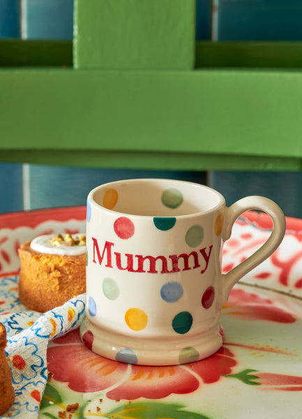 Polka Dot Mummy 1/2 Pint Mug