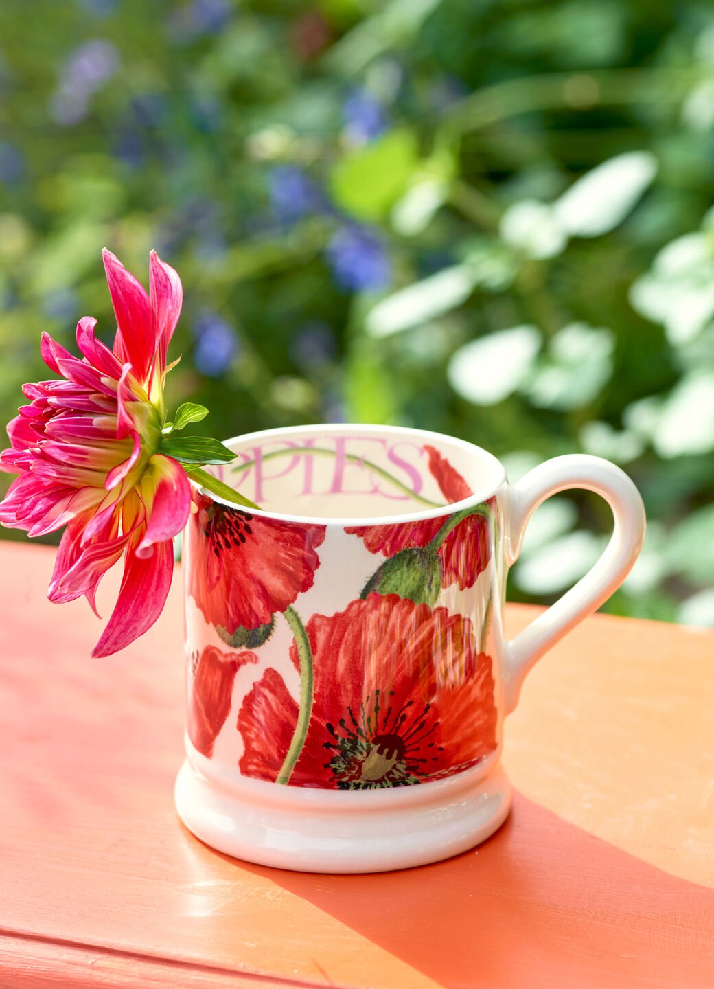 Red Poppy 1/2 Pint Mug