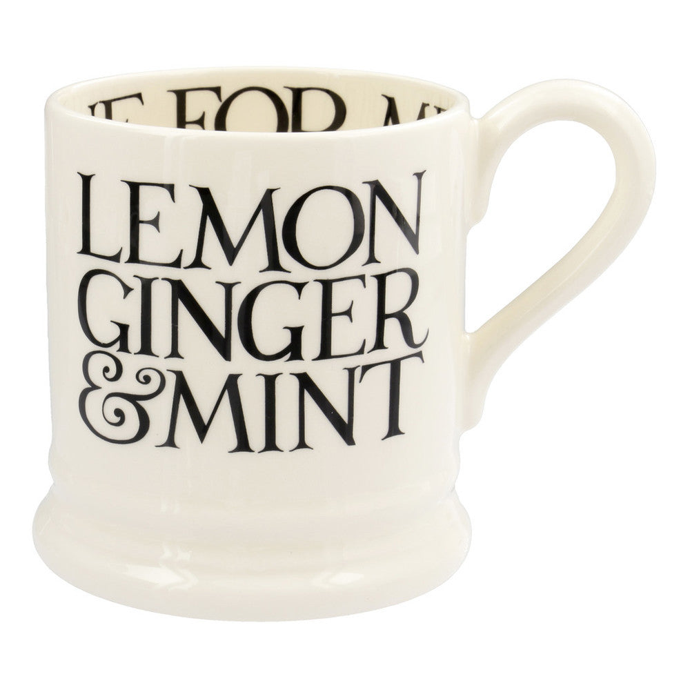 BLT240002 - EMMA BRIDGEWATER BLACK TOAST LEMON/GINGER 1/2 PINT MUG