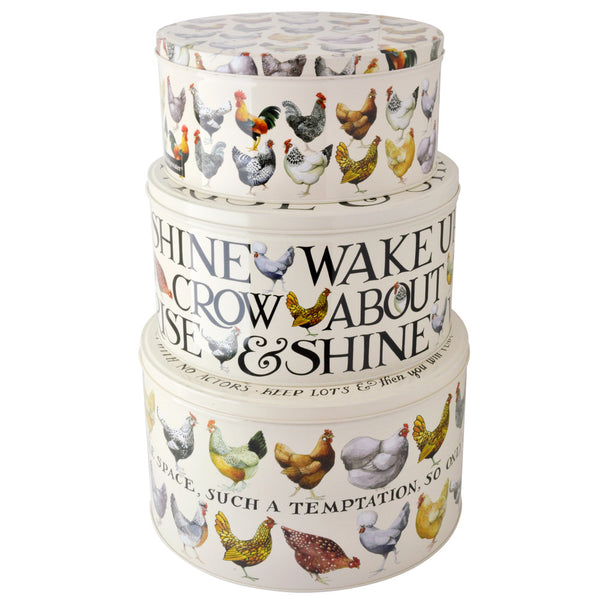 HENS CAKE TIN