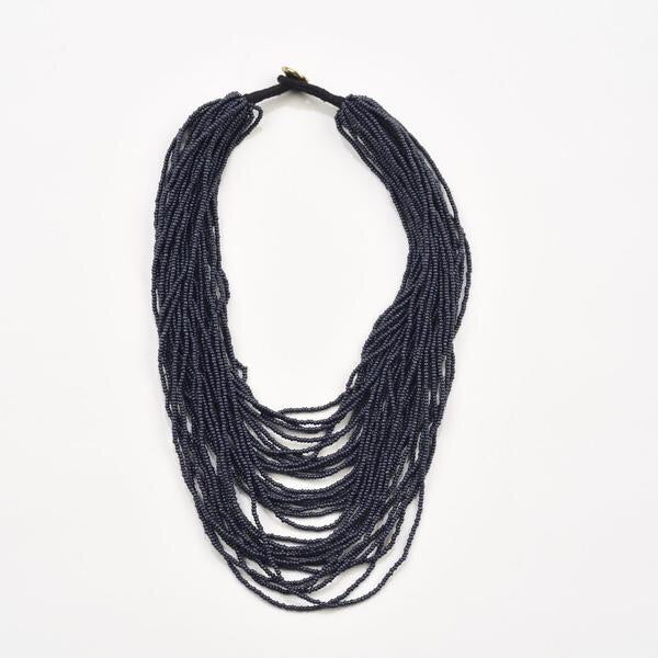 SEED BEAN MULTI LAYER NECKLACE